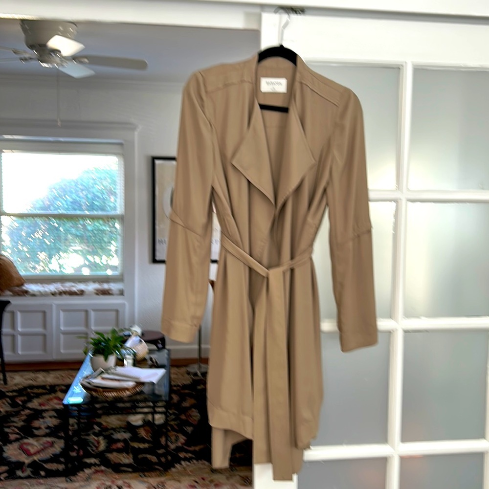 Aritzia Trench Coat - Mushroom